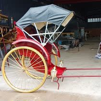 Manpower rickshaw Republic of China Scenic Area Old Shanghai Film and Television Old Rickshaw Wedding Film and Television Iron Pull Guests
