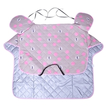 Parent-child childrens electric car wind shield summer sunscreen Tram battery motorcycle windproof waterproof rainproof summer thin section