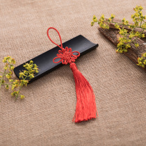 6 small red Chinese knot bonsai ornaments handmade diy decorative accessories tassel spikes Chinese style special gifts