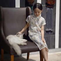 Time-limited Taste Time-limited Bounty of Original Girls Flag-gown Republic of Chinas Retro Tang Costume Summer China
