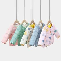 Qi Tian baby clothing FC childrens down jacket liner wild 2021 autumn and winter down jacket baby warm light and medium