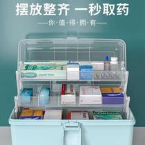 Medicine box family household large-capacity multi-layer medicine box full set of emergency medical care medical storage medicine medicine medicine box