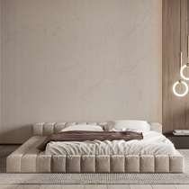 Japanese tatami bed floor bed low bed modern simple technology cloth bed Nordic large family master bedroom double bed