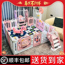 Crawling mat baby plus fence Baby living room play small space thickened household childrens amusement climbing mat summer