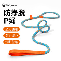 Babycomes Pooch P Rope P Character Chain Kirky Traction Rope Walking Dog Rope Explosion Prevention Large Dog Training Professional Nemesis Red