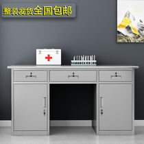 Hospital Disposal Desk Clinic Desk Doctor Diagnosis Table Medical Dispensing Console 304 Stainless Steel Clinic