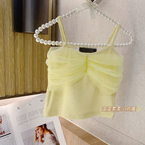 Summer thin Girls summer Clothes Camisole Baby small vest Childrens female baby Summer childrens clothing sleeveless top tide