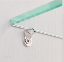 Glass support partition plate support support support seven-shaped bracket bracket wooden suction cup glass support accessories