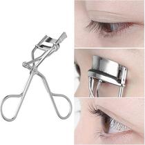 Elastic eyelash curl curling long lasting beginner makeup beauty tool portable stainless steel false eyelash aid