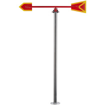 Stainless steel Vane luminous reflective outdoor rotating roof anemometer metal standard chemical pass security inspection factory