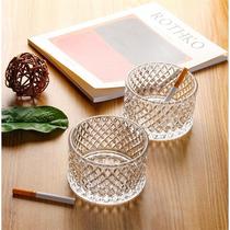 (Two) creative Diamond glass ashtray hotel home bedroom office decoration soot