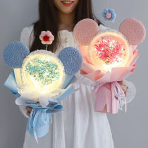 Birthday gift dry bouquet Valentines Day graduation season children and girls first-year party atmosphere decoration scene arrangement