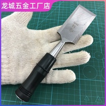 Woodworking chisel steel chisel knife wooden chisel flat shovel Beech handle flat chisel semi-circular high carbon steel chisel woodworking tool set