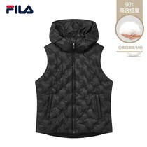 FILA Phila Le official lady down vest 2021 autumn new fashion fashion embroidered vest short coat