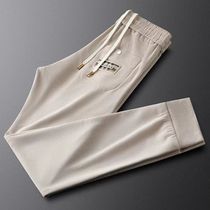 Urban mature men square dance dress special brand discount new light luxury embroidered casual sports pants men 2022