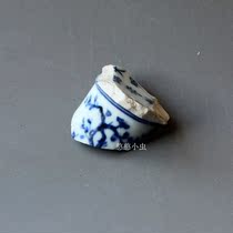 Very few 1702 Xuande official kiln Su material Pine Bamboo Plum High foot Cup ancient porcelain specimens