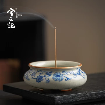 中国　汝窯 ひょうたん香炉　双龍香炉　天青釉 香炉汝窑-香炉汝窑促销价格、香炉汝窑品牌- 淘宝