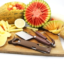 Fruit carving knife fruit platter set fancy carving knife creative knife slicing ball digger peeling wave knife