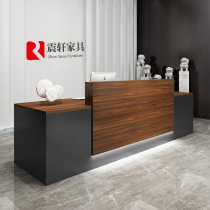 Custom new assembled office furniture front desk company reception cashier plate fashion welcome nurse desk white