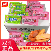Shuanghui spicy sausage corn hot dog 35g * 60 full box bag delivery discount casual snacks Snacks