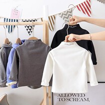 2021 Fever Delong Children base shirt Boys and Girls T-shirt Long Sleeve Autumn and Winter Small Children Warm Top