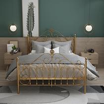 Simple style furniture European style simple fashion iron frame princess bed double environmental protection iron bed single child 1 21