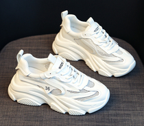 Different from you~AD Hepburn daddy shoes womens shoes 2021 new summer breathable all-match thick bottom