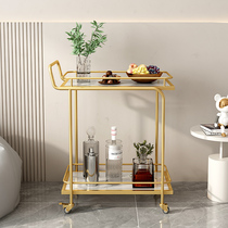 Hotel high-end mobile food delivery cart trolley restaurant wine cart cake cart rack home dining cart trolley