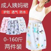 Student Months Menstrual Case False Adult Physiological Period Waterproof and leakproof Urinating Aunt Nepotism Dress Mat Woman Washable Sleeping Skirt Deity
