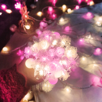 led lights flashing lights Net red bedroom remote control star light string solar outdoor courtyard Christmas decoration layout