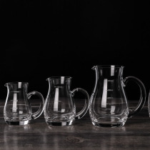 Household unleaded liquor dispenser decanter with graduated white wine glass set crystal glass wine set