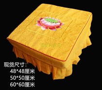 Do Buddhist sitting meditation cushion worship stool set kneeling cushion cover Buddha cushion cover factory Buddhist supplies direct sales