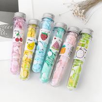 Mini bubble cotton soap chip portable portable sterilization soap rose fragrance student cute children hand wash paper