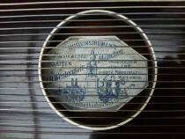 Huiyan ancient residence rare antique Western guzheng Austrian zitel color beautiful appearance super good special