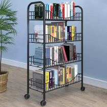 Bookshelf floor rack dormitory bedroom mobile cart desk put Student Book Storage and sorting shelf simple