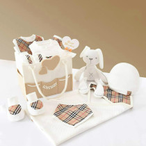 Hong Kong newborn gift box baby clothes set cotton autumn full moon baby gift high-grade practical