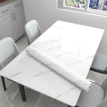 Thickened desktop sticker marble table sticker waterproof self-adhesive retouching table dining table furniture tea table anti-scalding table cloth