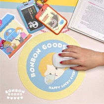 bonbongoods Creative mouse pad table mat Japanese Girls cute office desk large leather pad