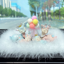 All the way to the safe deer car center console decoration high-end creative car cute men and women in the car accessories