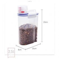 Pet food storage bucket Cat food bucket Large capacity sealed bucket Moisture-proof cat food storage tank can hold cat snacks Dog food bucket