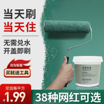 Interior wall paint latex paint indoor home self-painting green paint white color paint odorless wall repair paint