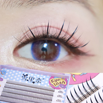 Xuelina false eyelashes womens single cluster grafting A word eyelashes supernatural simulation dense mixed fairy hair eyelashes