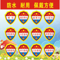 Primary school armband kindergarten duty student chest card leader Young Pioneer listed on duty squad leader armband