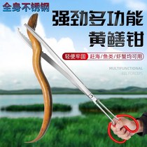 Finless eel clip eel fish clip Catch Crab God Ware Clay pliers Anti-slip tool Stainless Steel Long Fish Catcher Specialties