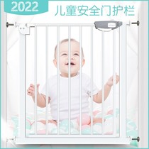 Stair guardrail childrens safety partition door fence baby fence free of punching protection block door pet fence baffle