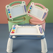 Childrens color magnetic writing board Infant drawing board Puzzle small blackboard Baby doodle toy 2-3-5 years old