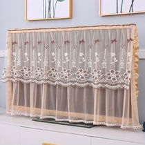 55-inch TV cover desktop hanging universal boot does not take LCD TV dust cover cover cloth lace 50-inch
