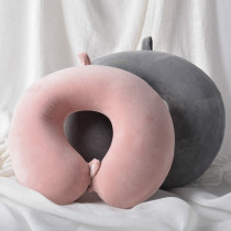 Memory foam u-shaped pillow Slow rebound pillow Neck pillow Nap pillow Travel plane pillow Cartoon memory u-shaped headrest