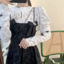 Set age small man Sling short 2021 Autumn New lace top two