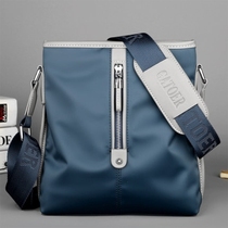 Trendy men oxford cloth mens bag shoulder bag casual shoulder bag fashion Mens bag canvas cross bag vertical small backpack
